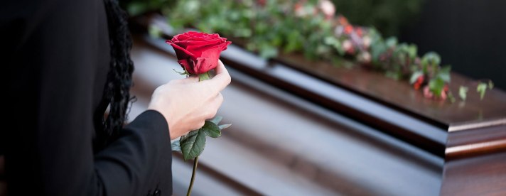 funeral rose